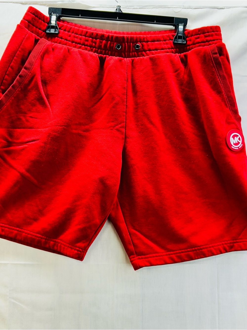 Michael Kors Red Men's Fleece Athletic Shorts